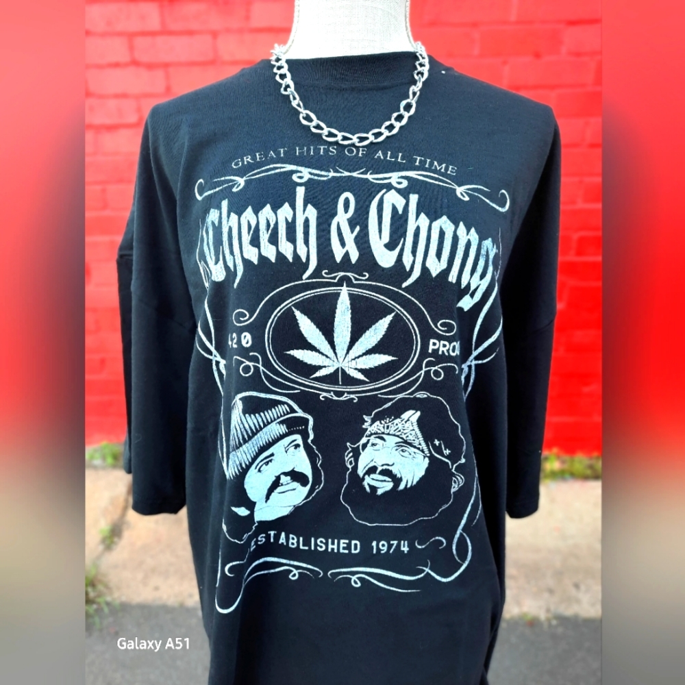 💚NEW! Classic 💨#Cheech & Chong t-shirt -most famous 420 duo ever💚⭐️🤑